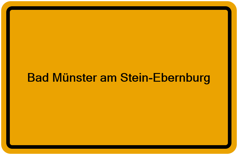 Handelsregister Bad Münster am Stein-Ebernburg